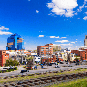 durham north carolina skyline